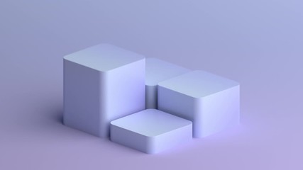 Abstract 3d render, geometric background, modern animation, motion design, 4k seamless looped video