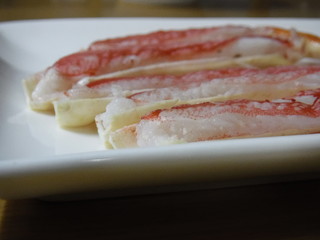 カニの刺し身  -  sashimi