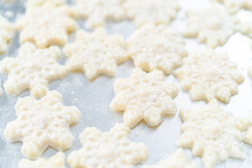 Chocolate snowflakes