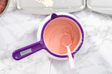 Chocolate snowflakes