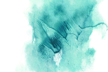 Abstract watercolor background. Handmade monotype texture.