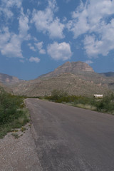 Oliver Lee State Park road.