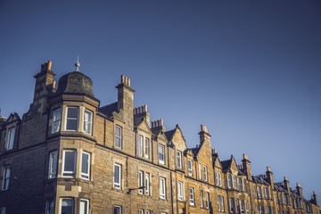 Architecture style from Edinburgh old town, Scotland