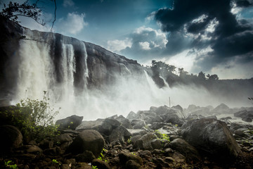Athirappalli waterfall also called Kerala Niagara