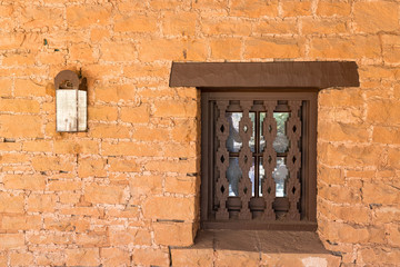 Old Southwestern Stone Wall and Window