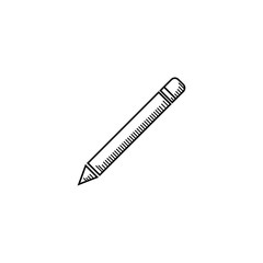 thin line icons for pencil,vector illustrations