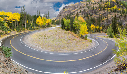 Colorado Route 55 through the San Juan Mountains
