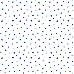 Hand-drawn seamless pattern with triangles.