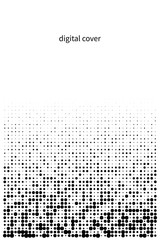 abstract cover with pixels