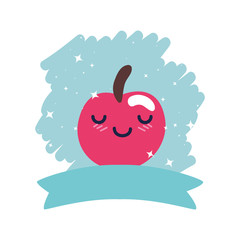 Cherry design, Fruit healthy organic food sweet and nature theme Vector illustration