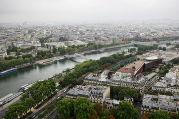 Obraz premium August 2011. Panorama. Paris. France.