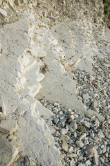 Rocky coast of the Black sea.