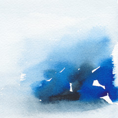Hand-painted abstract watercolor texture.  - 306563401