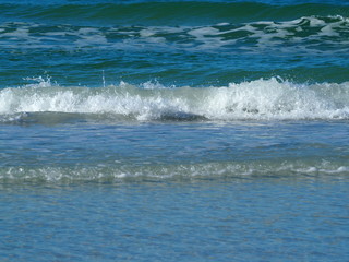 Gulf of Mexico Waves Crashing into Shore Lido Beach Sarasota, Fl