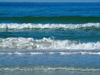 Gulf of Mexico Waves Crashing into Shore Lido Beach Sarasota, Fl