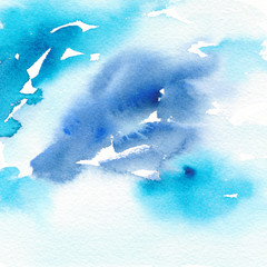 Hand-painted abstract watercolor texture.  - 306563803