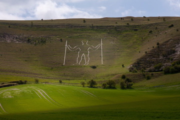 long man of Wilmington in England