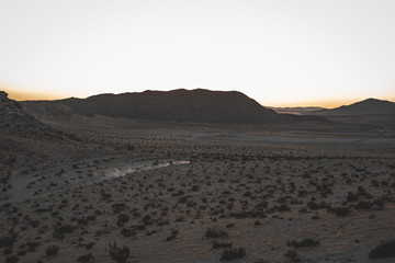 Riding into the Sunset