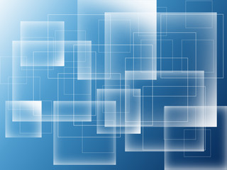 Obraz premium Abstract Soft Blue squares background 