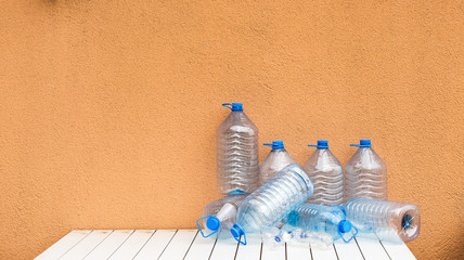 Single use plastic bottles