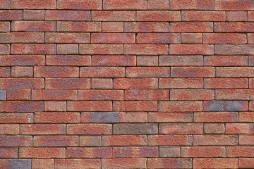 New red brick wall for background or texture. Old red brick wall texture background       