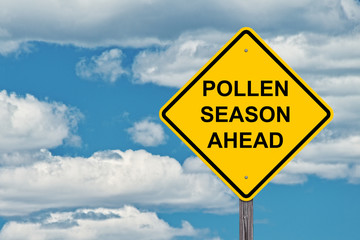 Pollen Season Ahead Warning Sign 2