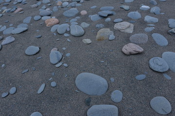 Geology Rock, Stones & Pebbles on Sandy Beach