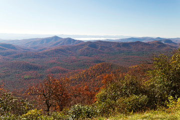 Autumn Color Blankets the Mountains of North Carolina