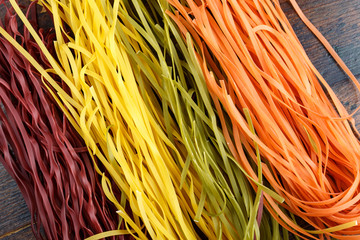 colorful italian pasta