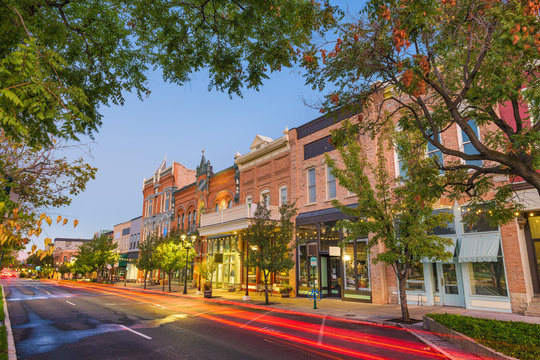 Provo, Utah, USA Downtown