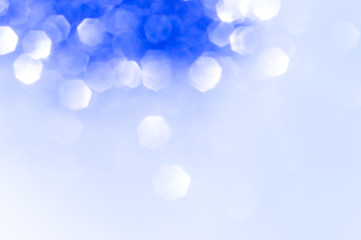 Abstract images and textures surface pattern design bright glitter geometry octagon bokeh of Light...