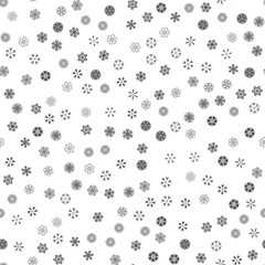 vector winter snow light seamless pattern