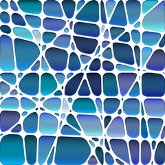 abstract vector stained-glass mosaic background