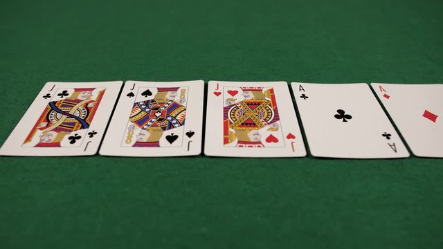 deck of cards poker full house casino 4k