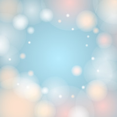 Winterlicher Bokeh Background