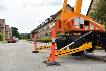 the basis or chassis of telescopic lift machine