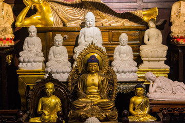 statues of buddha in thailand