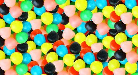 arrière-plan bonbons multicolores