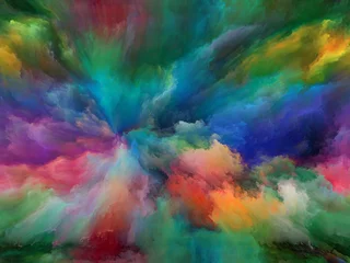 Acrylic prints Game of Paint Cloud Paint