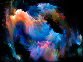 Fototapeta na wymiar Waves of Color Motion