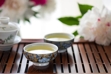 Traditional chinese tea ceremony Cun Fu Cha
