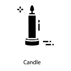  Burning Candle Vector 