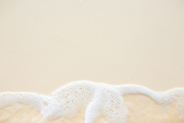 Wave on the sand beach on Phuket, Thailand, Beautiful destination place Asia