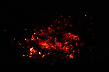 Fototapeta na wymiar abstract background with fire and flames on black background