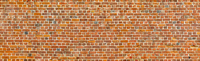 Rustic brick wall in poster size