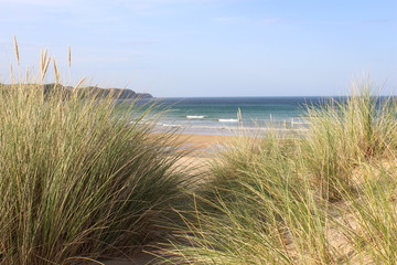 Fototapeta na wymiar Sand dunes and sea