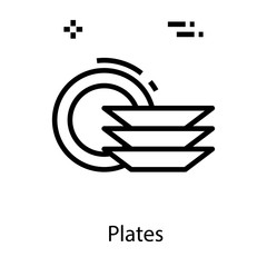  Plates Solid Vector 