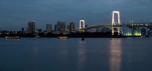 Obraz premium Tokyo skyline by night