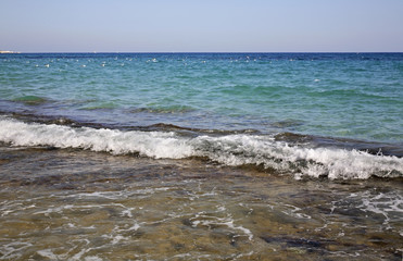 Mediterranean sea in Calpe. Spain