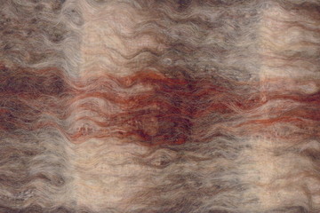 Image of wool texture with long fibers as background